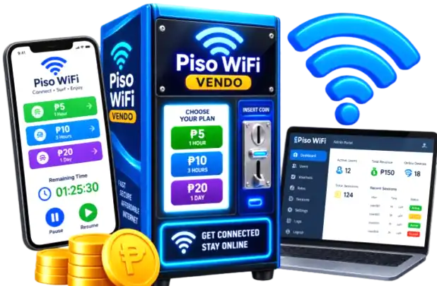 Piso Wi-Fi give coin